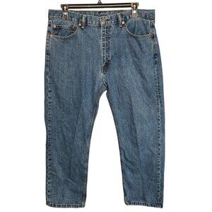 Levis 505 Regular Fit Mens Jeans size 40x30 Cotton Blue Denim
